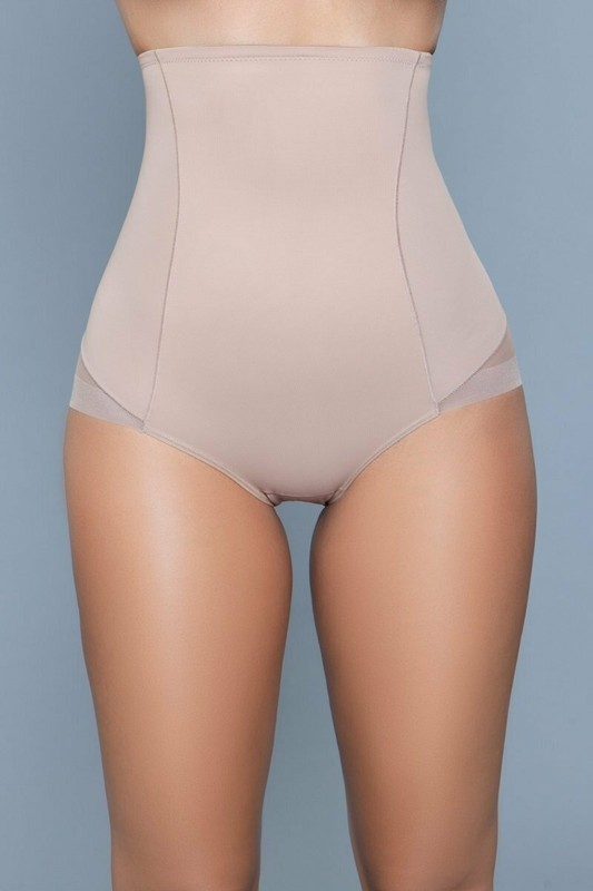 BeWicked Peachy Soft Shapewear Brief High Waist Beige