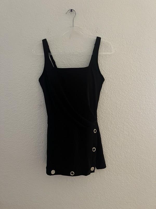 Beyond Control Swim Women’s Grommet Tummy Control Swimdress Size 12