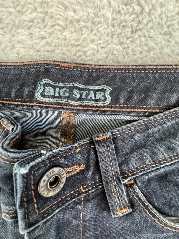Big Star Junior Womens 1/25R Dark Wash Tanker Bootcut Jeans Durable Stretch