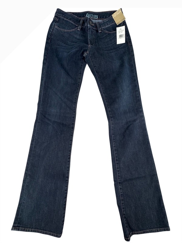 Big Star Junior Womens 1/25R Dark Wash Tanker Bootcut Jeans Durable Stretch