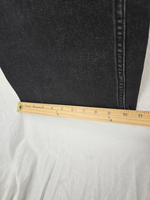 Billabong Free Fall Dark Wash Wide Leg Frayed Black Denim Jeans Y2K NWT Size 29