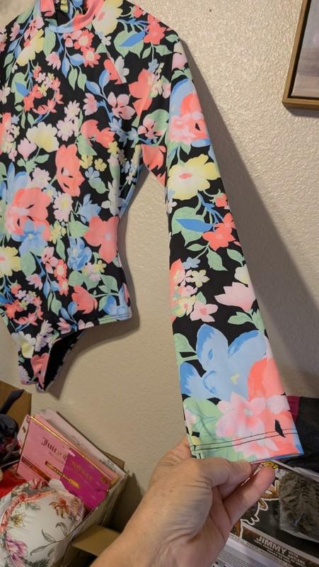 Billabong Women's Tropical Mock Neck One Piece Swimsuit