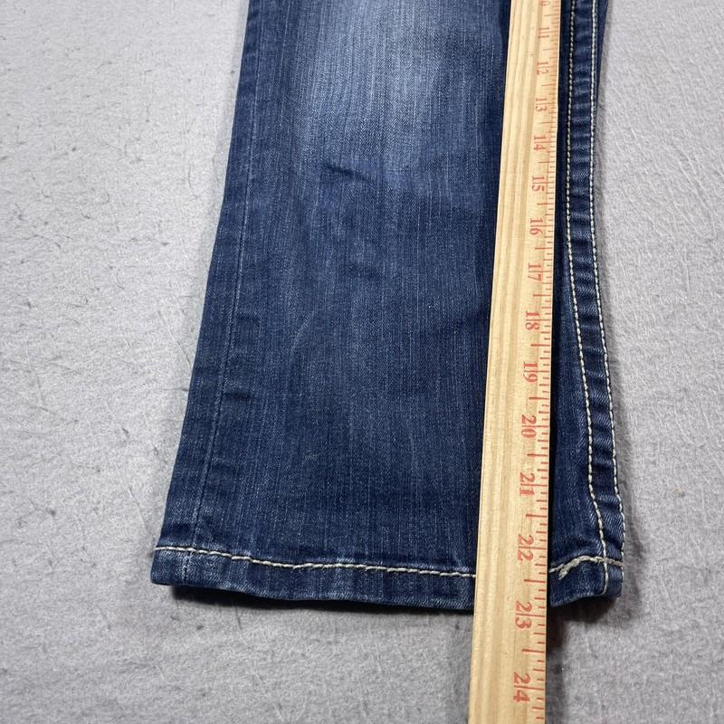 BKE Dakota Jeans Womens 28 Straight Leg Mid Rise Stretch Classic Casual Denim Pa