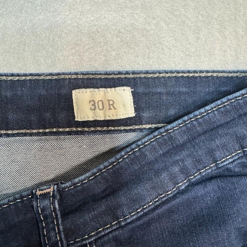 BKE Denim Payton Women's 30x31 1/2 Mid Rise Skinny Distressed Jeans Blue #1241