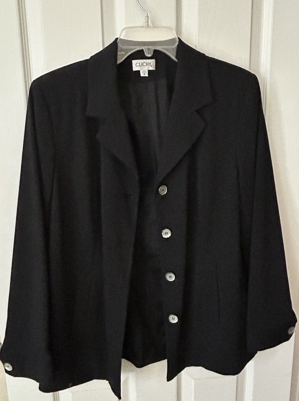 Black Blazer Size 6