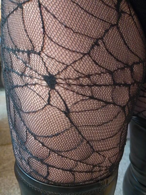 BLACK FISHNET SPIDER WEB BODY STOCKING XL SIZE 16 CAT JUMP SUIT NEW CYBER GOTH
