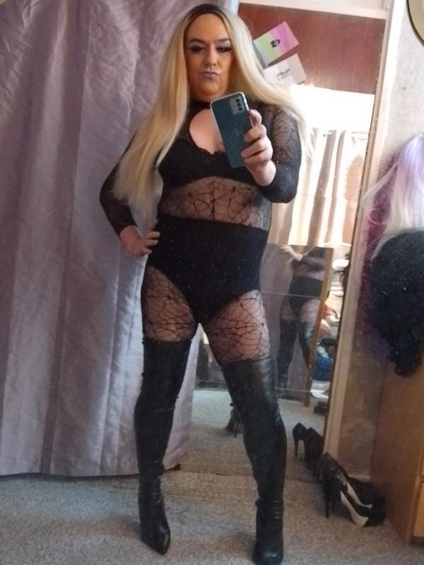 BLACK FISHNET SPIDER WEB BODY STOCKING XL SIZE 16 CAT JUMP SUIT NEW CYBER GOTH