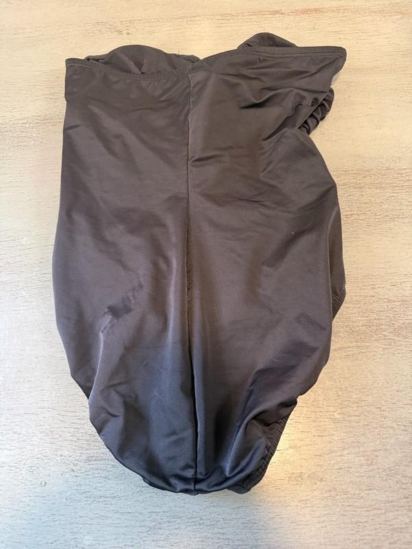 Black Strapless MIRACLESUIT One Piece Swimsuit Size 12
