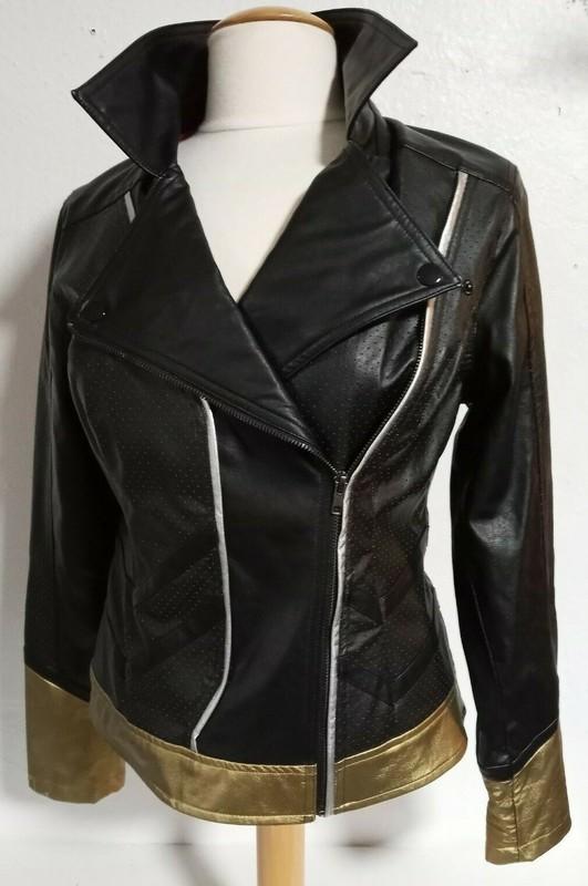 Black Widow/ Her Universe Marvel faux leather moto jacket top cosplay official