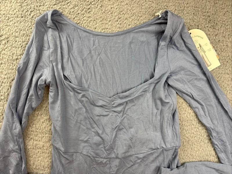 Blogilates Womens Size Small Troposphere Sweetheart Wide Leg Jumpsuit