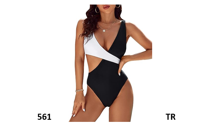 Blooming Jelly Womens One Piece Cutout Swimsuits Sexy High Cut Bathing Suits~ S