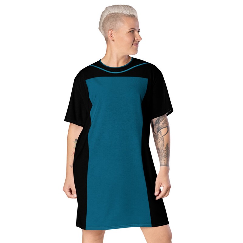 Blue Skant Starship Uniform TNG