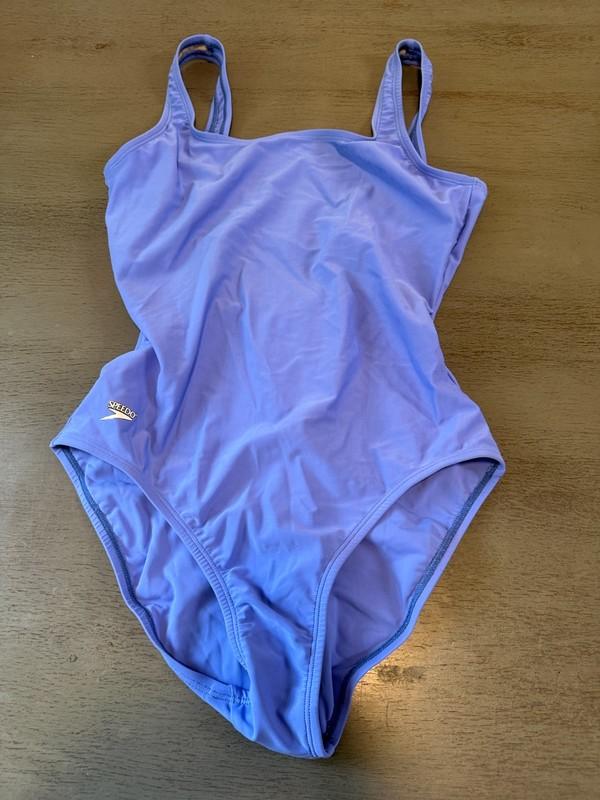 blue SPEEDO one piece swimsuit bikini size 14