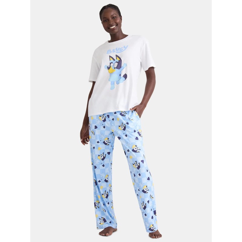 Bluey Women’s Sleep Pants With Pockets Size X Large (16W-18W)