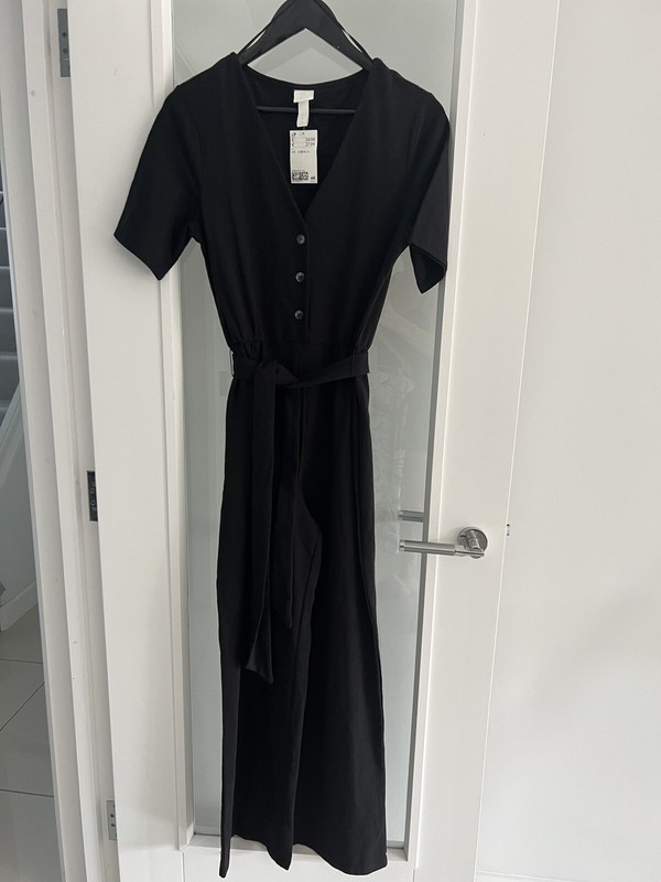 BNWt Brand New H&M Black Jumpsuit Small S