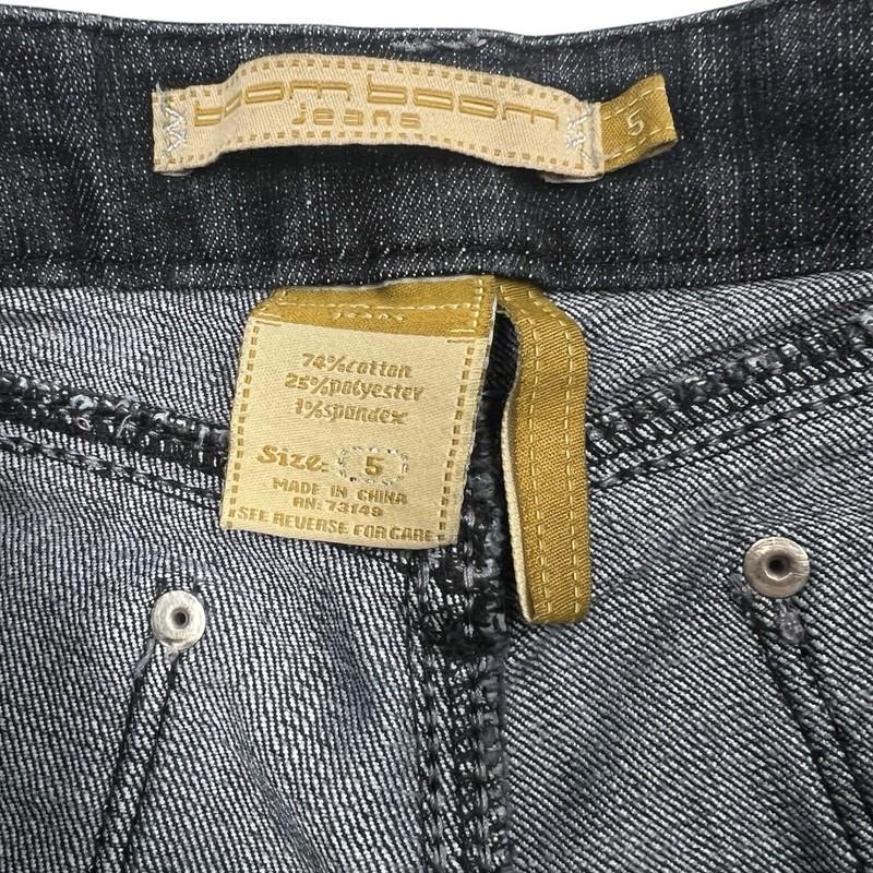 BOOM BOOM JEANS Women’s Junior’s Size 5 Straight Leg Blue Denim Jeans - EUC