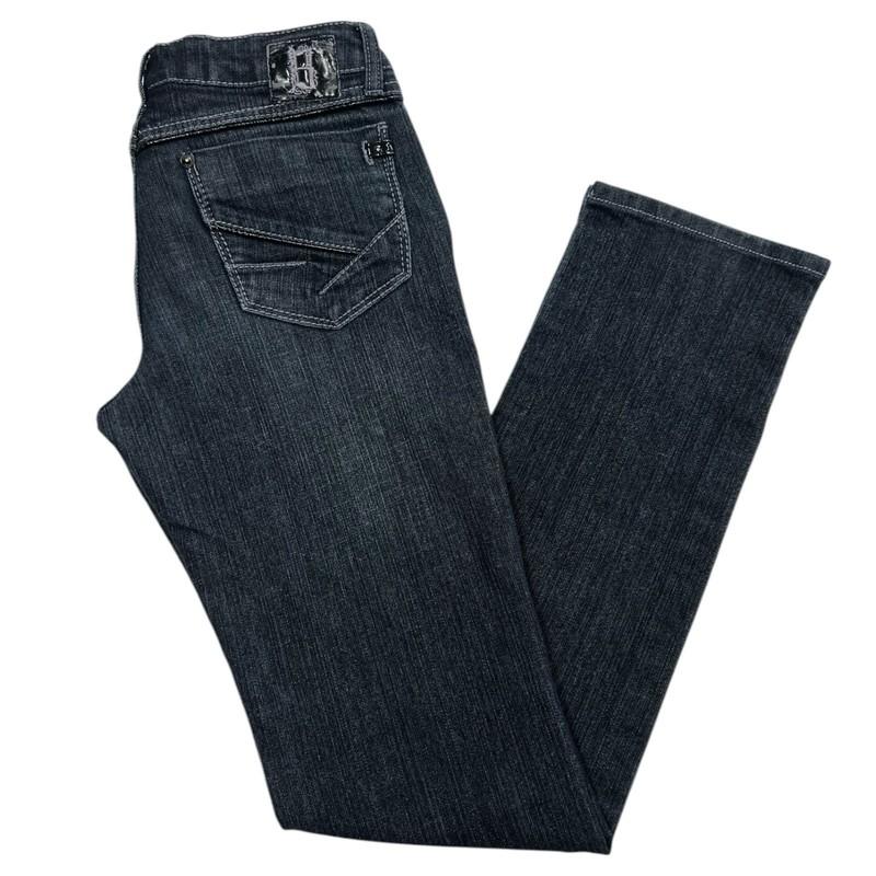 BOOM BOOM JEANS Women’s Junior’s Size 5 Straight Leg Blue Denim Jeans - EUC