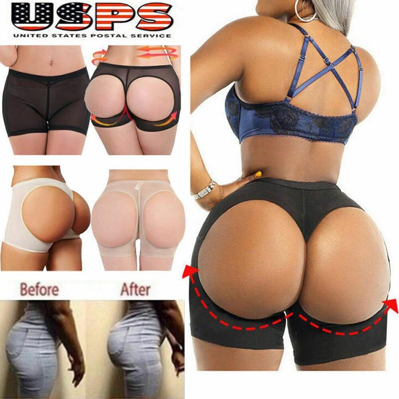 BOOTY BRA INVISIBLE LIFT BUTT LIFTER SHAPER PANTY TUMMY CONTROL BOY SHORTS PANTY