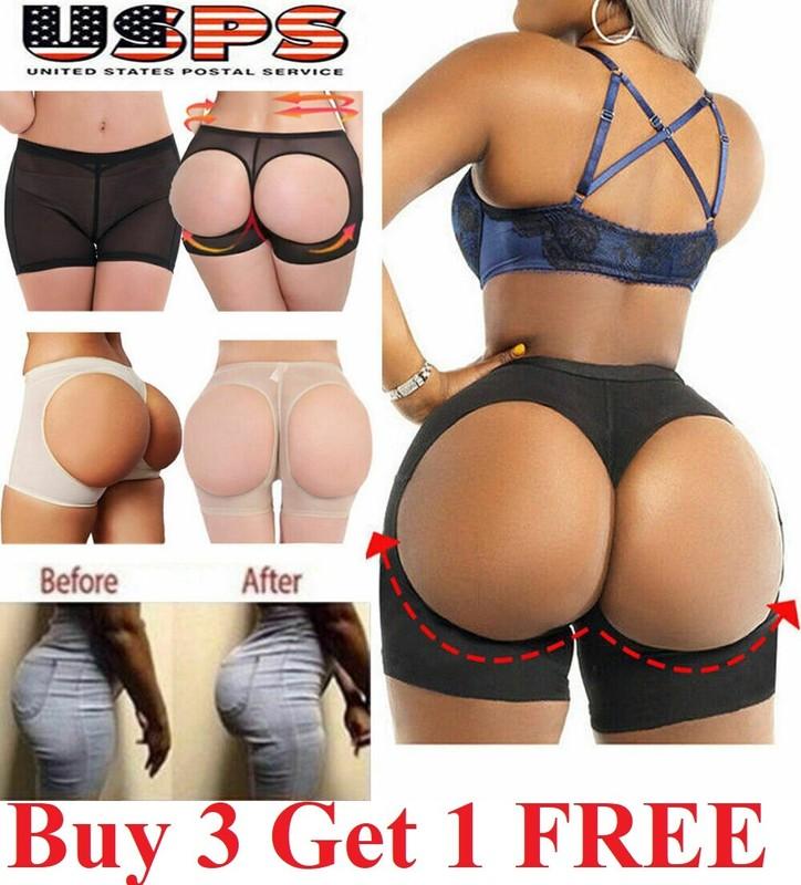 BOOTY BRA INVISIBLE LIFT BUTT LIFTER SHAPER PANTY TUMMY CONTROL BOY SHORTS PANTY