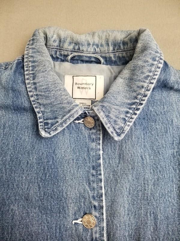 Boundary Waters Jacket Womens Medium Outdoor Barn Short Shaket Farm Vintage Blue