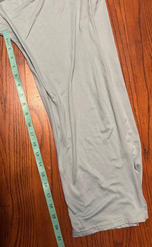 Boutique XL Light Blue Romper JumpSuit Loose Baggy NEW Harem Cropped 21” Inseam