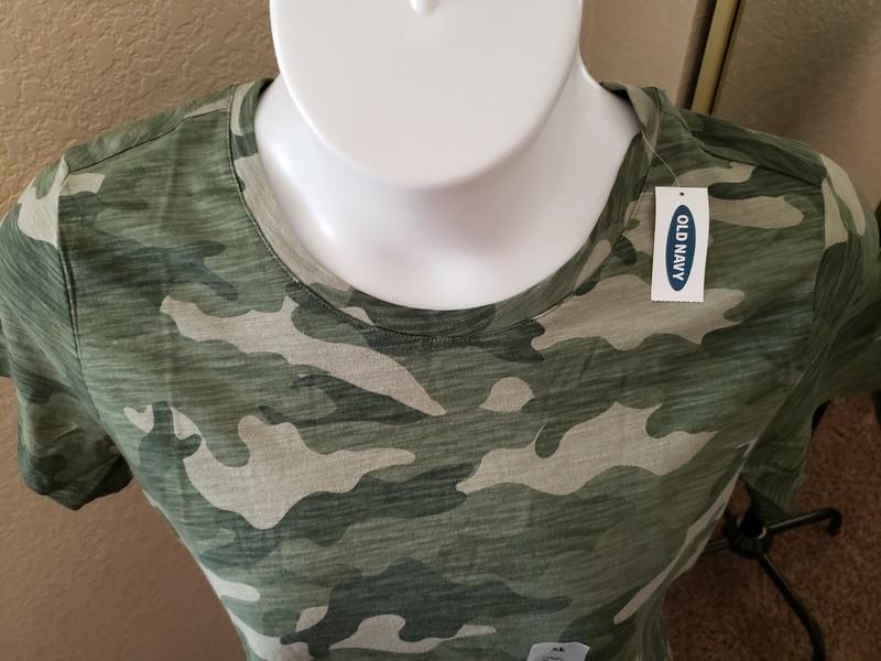 BRAND NEW: OLD NAVY Size XL Camo 100% Cotton Short Sleeve T-shirt