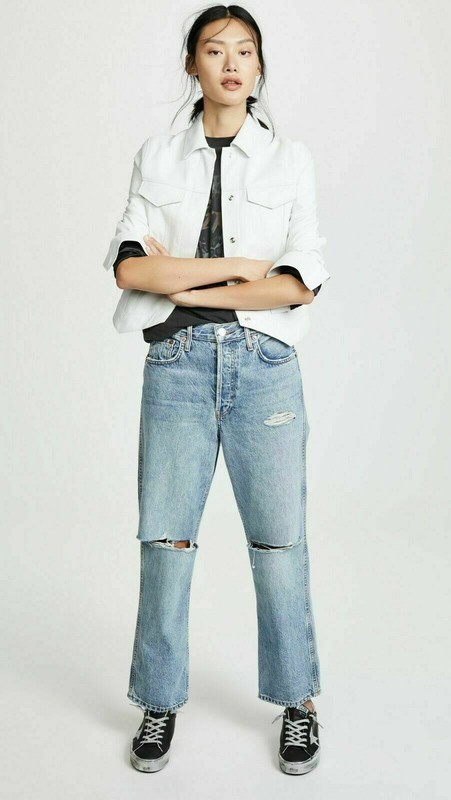 Brand New Women 100% Genuine Lambskin Leather Jacket Biker Stylish Slim Fit #A01