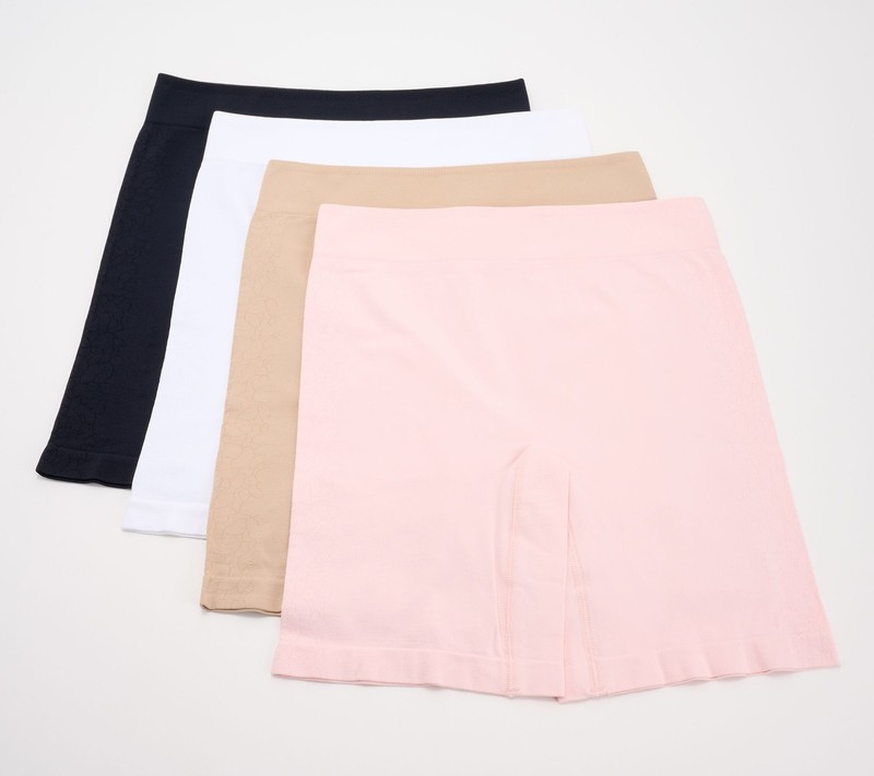 Breezies Comfort Breeze Set 3 Seamless Long Leg Panty Tonal Pack Large A678608