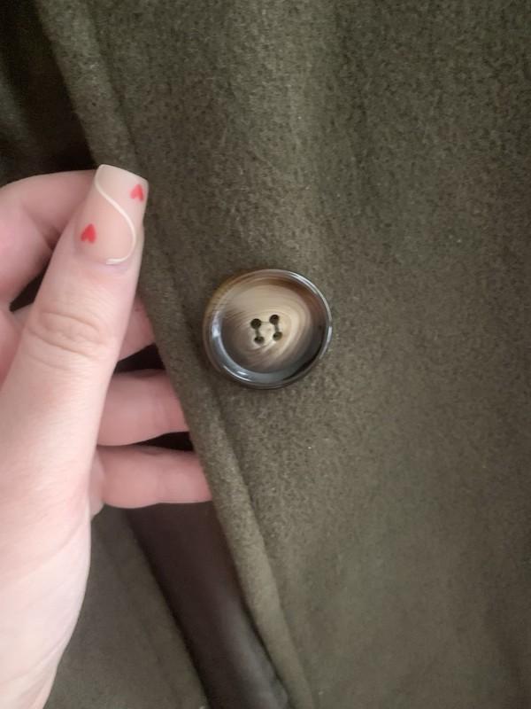 Brian Tucker Dublin Khaki Long Wool Cashmere Blend Coat Uk 14 Luxury