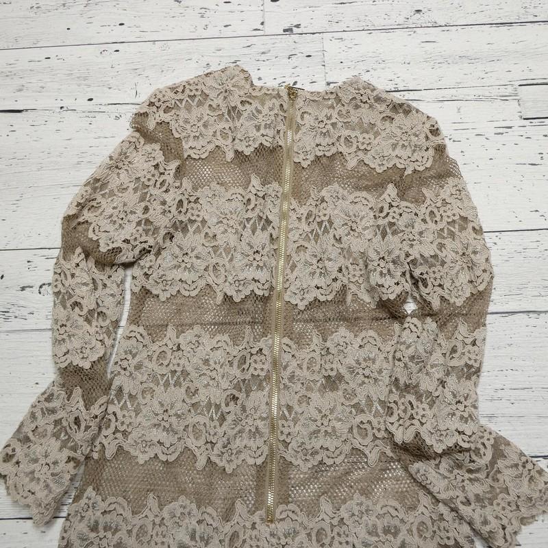 Bronx & Banco Dress Womens Small Lace Sheath Mini Lined Australia Long Sleeve