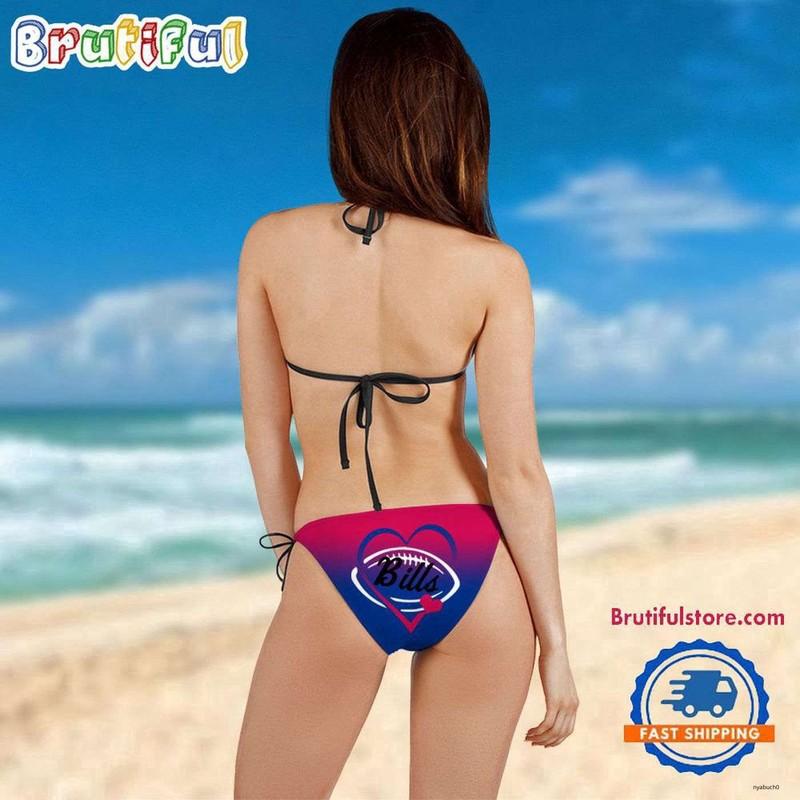 Buffalo Bills Football Team Summer Beach 2 Piece Women’s Bikini Swimsuit Sexy