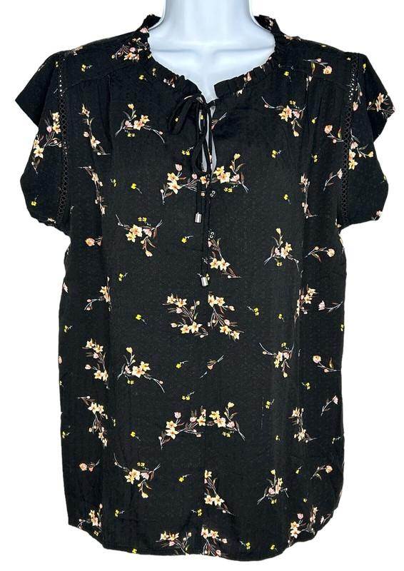 Buffalo By David Bitton Flutter Sleeve Top Blouse *You Choose Color & Size*