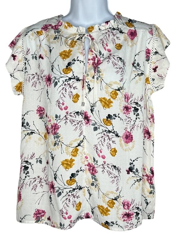 Buffalo By David Bitton Flutter Sleeve Top Blouse *You Choose Color & Size*