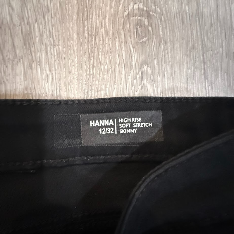Buffalo David Bitton Women’s Hanna High Rise Skinny Jeans Size 12/32 Black Soft
