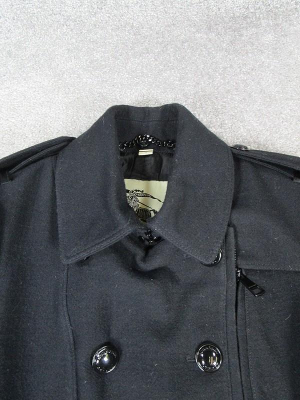 Burberry London Jacket Womens Small Black Down Insulated Puffer