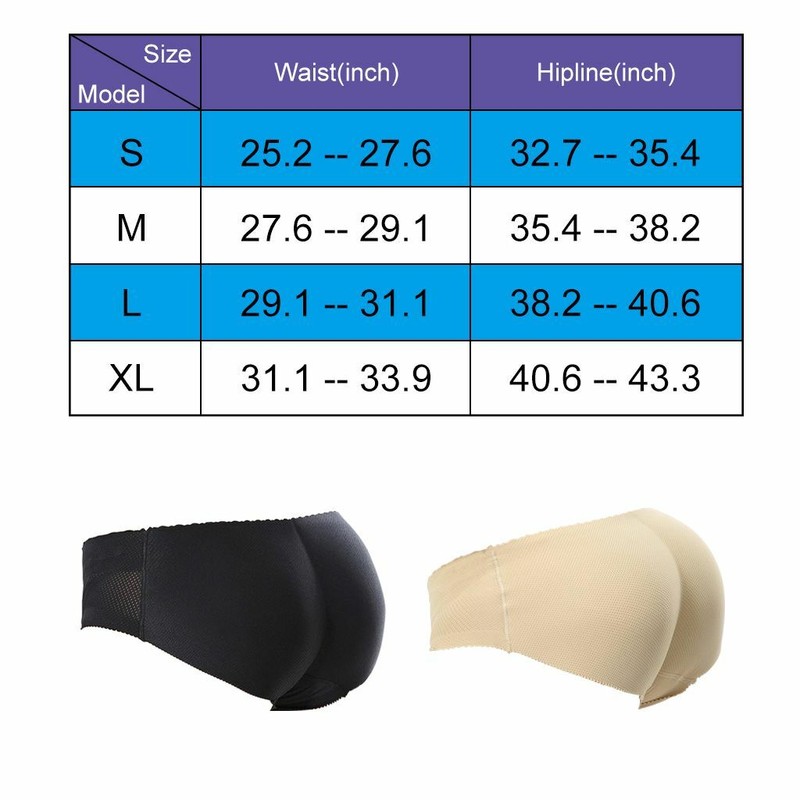 Butt Lift Enhancer Women Shapewear Buttock Padded Underwear Brief Panties