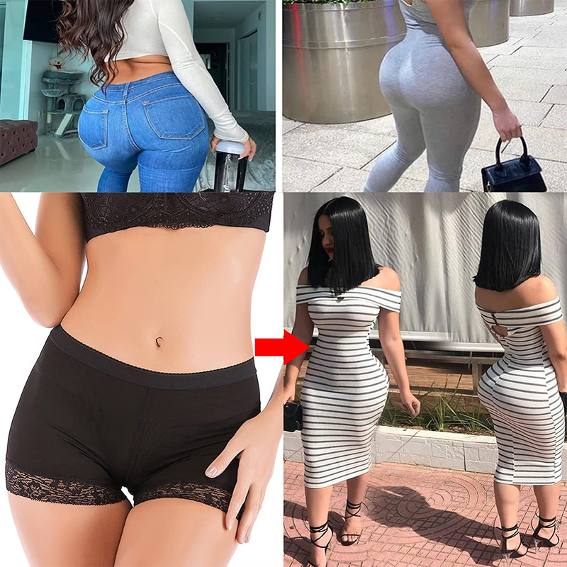 Butt Lifter Booty Shaper Padded Underwear Panty Women's Tummy Control FAKE ASS