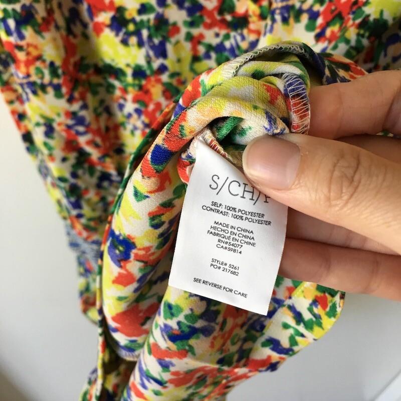 CAbi Cruise Fiesta Romper Limited Release Size Small Style #5261 Multicolor