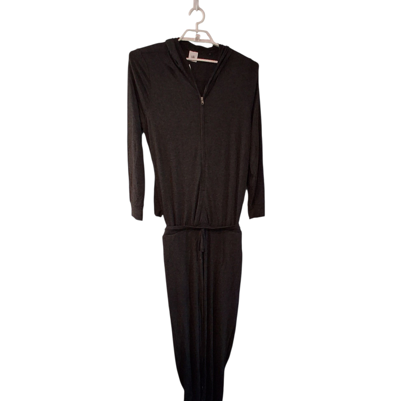 Cabi nwt Hoodie playsuit jumpsuit womens Large heather gray knit 3515