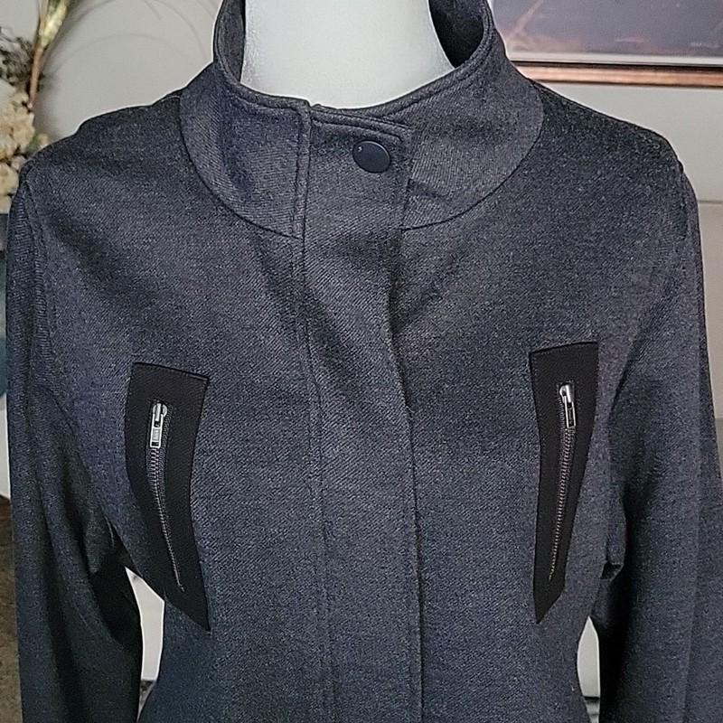 CAbi Women's Charcoal Utility Jacket Size L