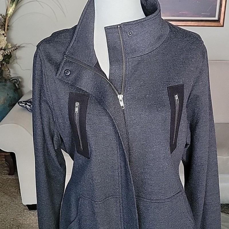 CAbi Women's Charcoal Utility Jacket Size L