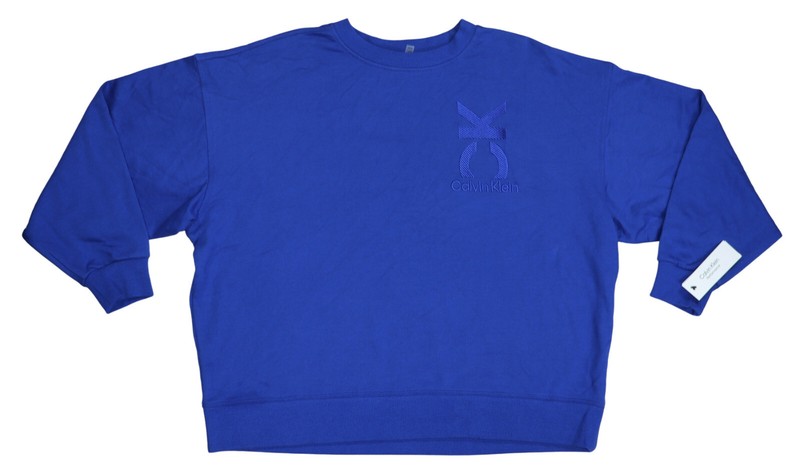 Calvin Klein CK Embroidered Crew Neck Women's Sweatshirt NWT Pick Size/Color