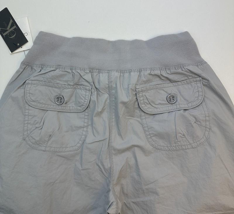 Calvin Klein Women's Cargo Capri Sizes S M L Light Grey Color New