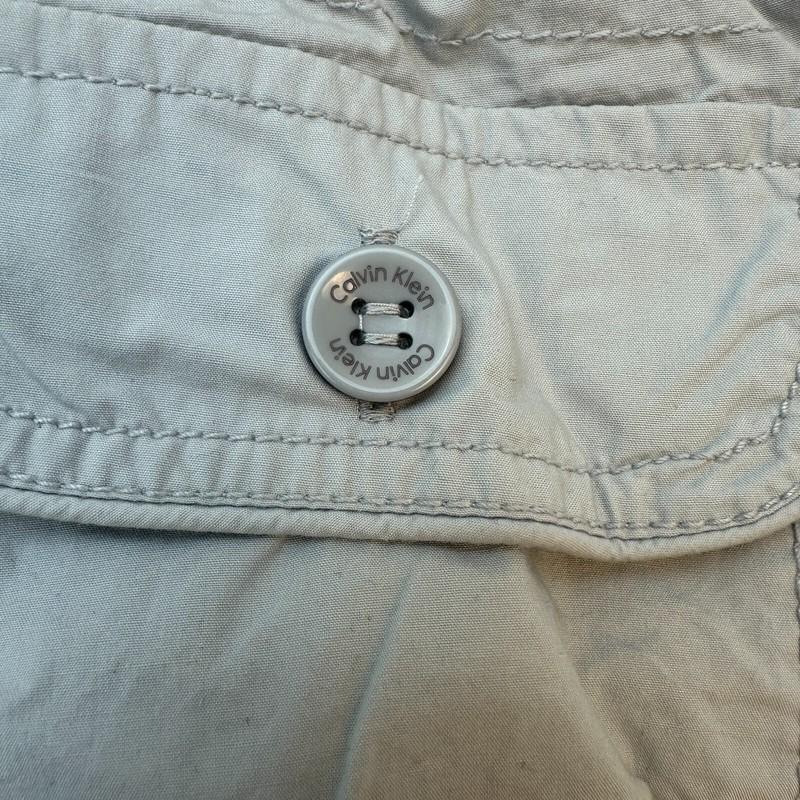 Calvin Klein Women's Cargo Capri Sizes S M L Light Grey Color New