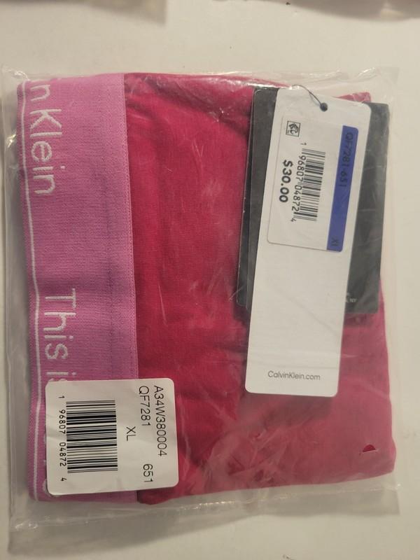 CALVIN KLEIN Women's Pride This Is Love Tonal Unlined Bralette QF7281 Size L