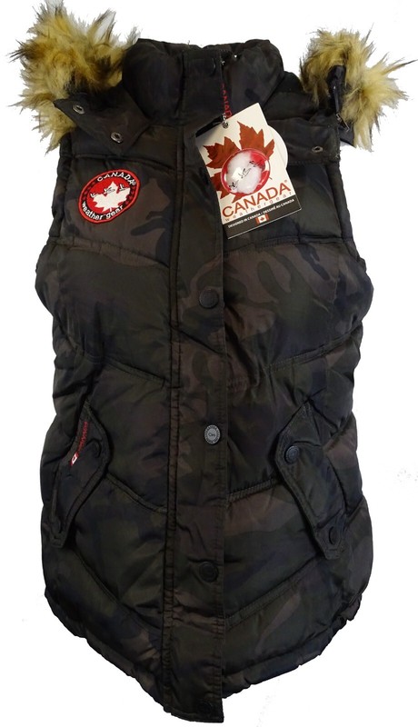 Canada Weather Gear Women's Hooded Puffer Vest - Available In Multiple Colors