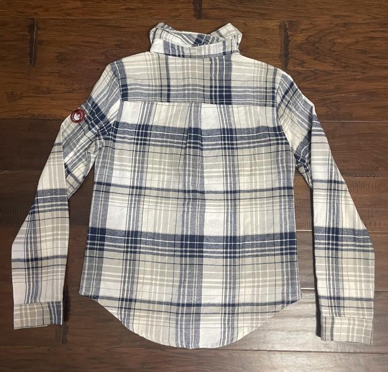 Canada Weather Gear Women’s LS Flannel Shirt Sz. M NEW 43091CGY