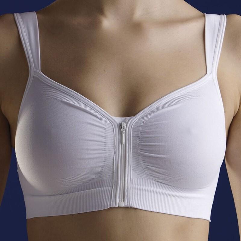 Carefix Anna Post-Op Seamless Zipper Front White Large
