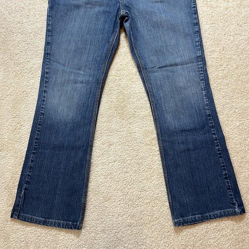 Carhartt Bootcut Jeans Mid Rise Traditional Fit Blue Women's Size 10x30