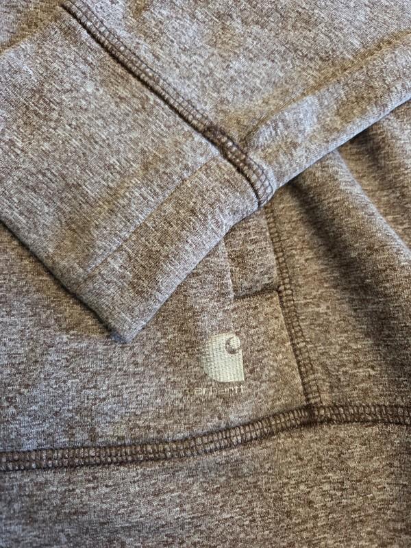Carhartt Force Extreme Women Heather Mauve Full Zip Fleece Lined Jacket Large
